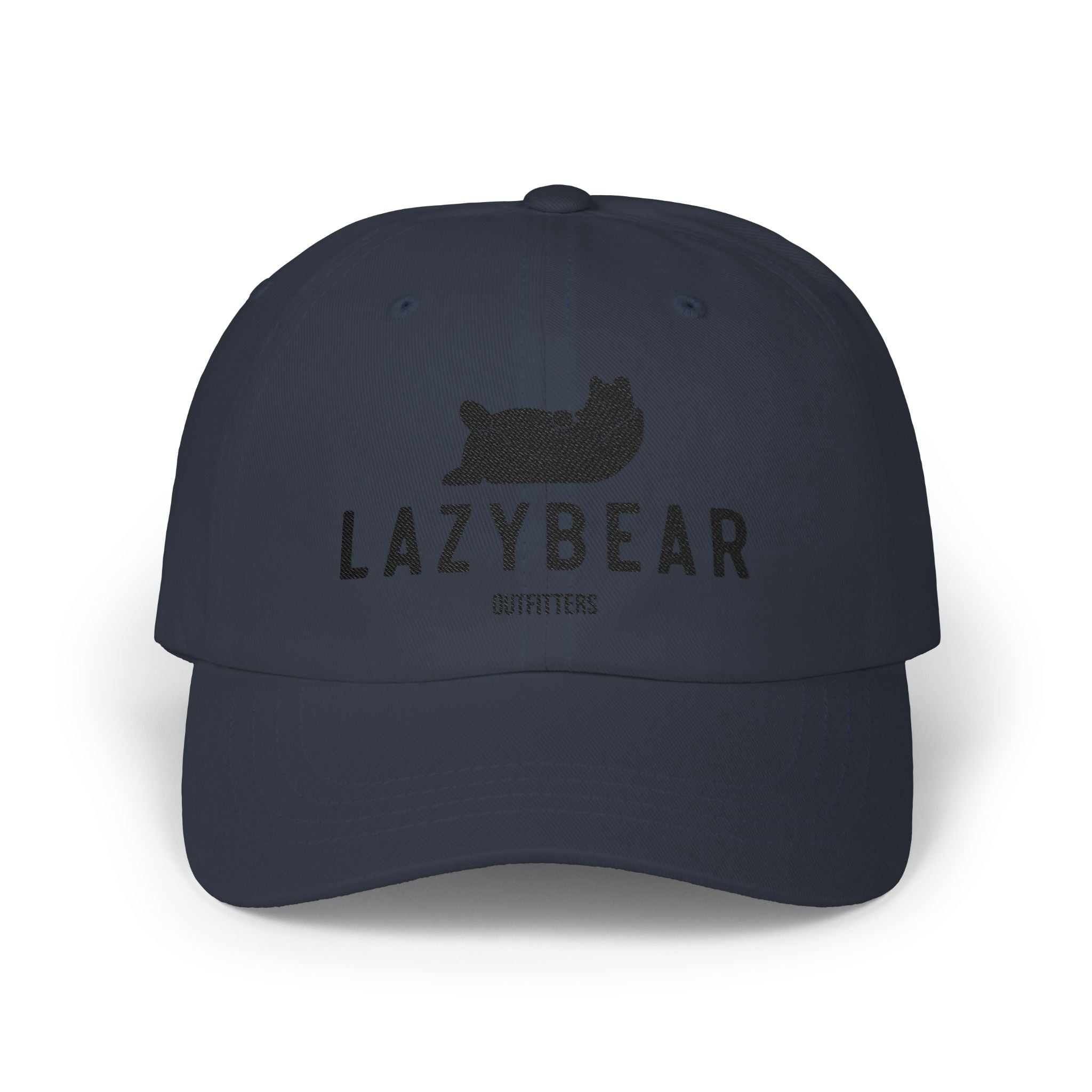 Lazybear Outfitters Classic Dad Cap — Relaxed Bear Logo Baseball Hat