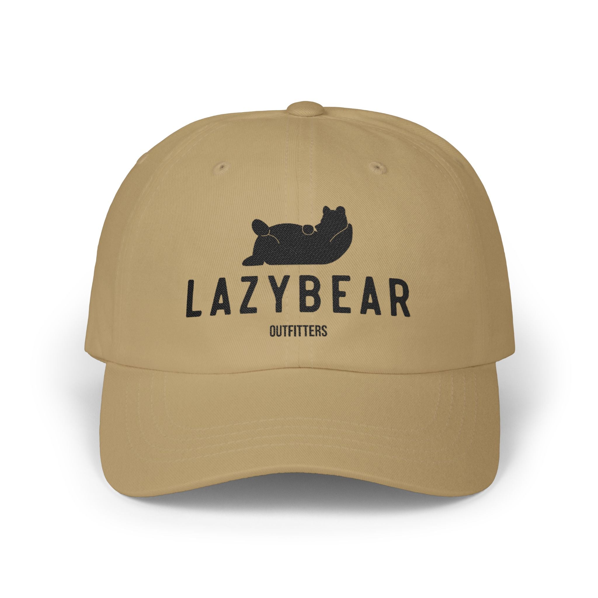 Lazybear Outfitters Classic Dad Cap — Relaxed Bear Logo Baseball Hat