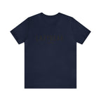 Lazy Bear Unisex Short Sleeve Tee (front bear, back name)