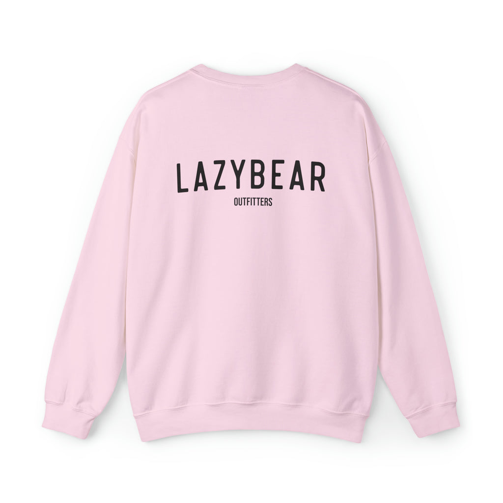 Lazy Bear Crewneck Sweatshirt (front bear, back name)