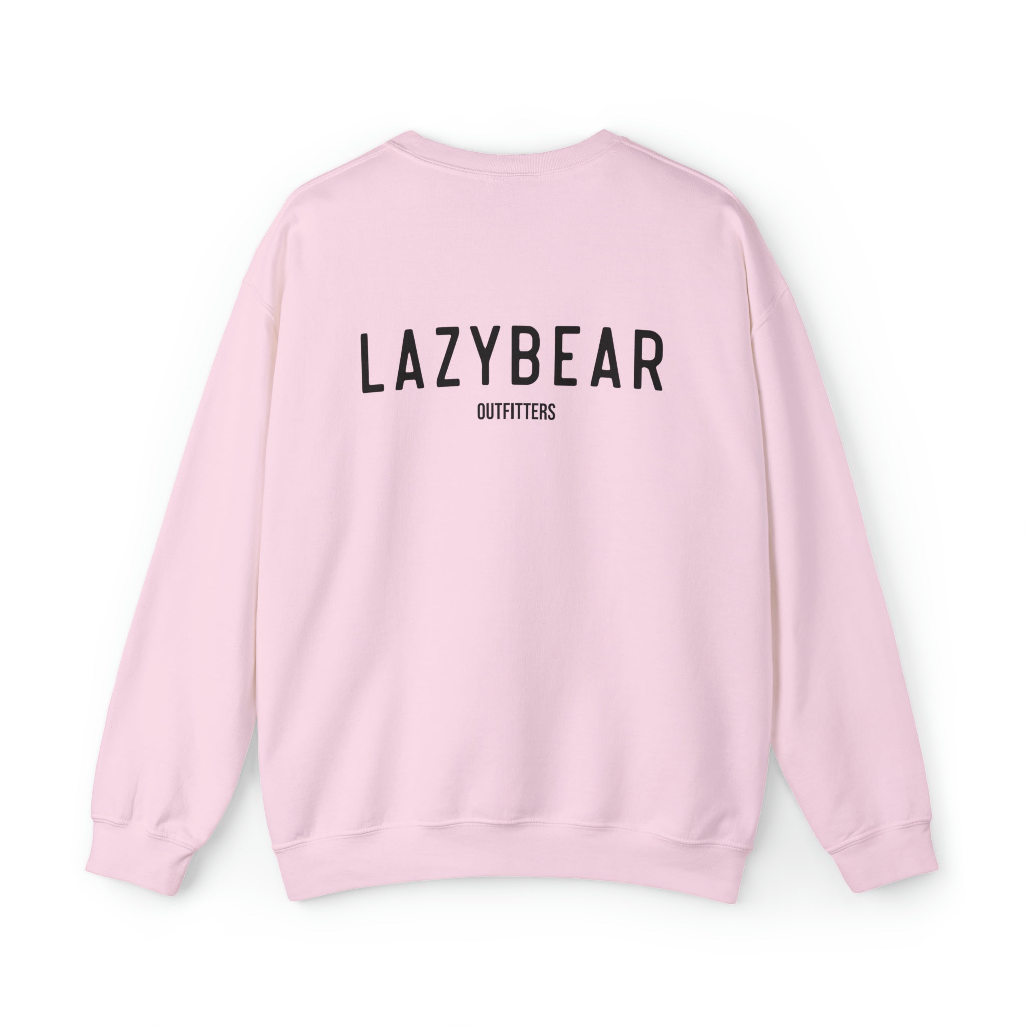 Lazy Bear Crewneck Sweatshirt (front bear, back name)