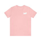 Lazy Bear Unisex Short Sleeve Tee (front bear, back name)