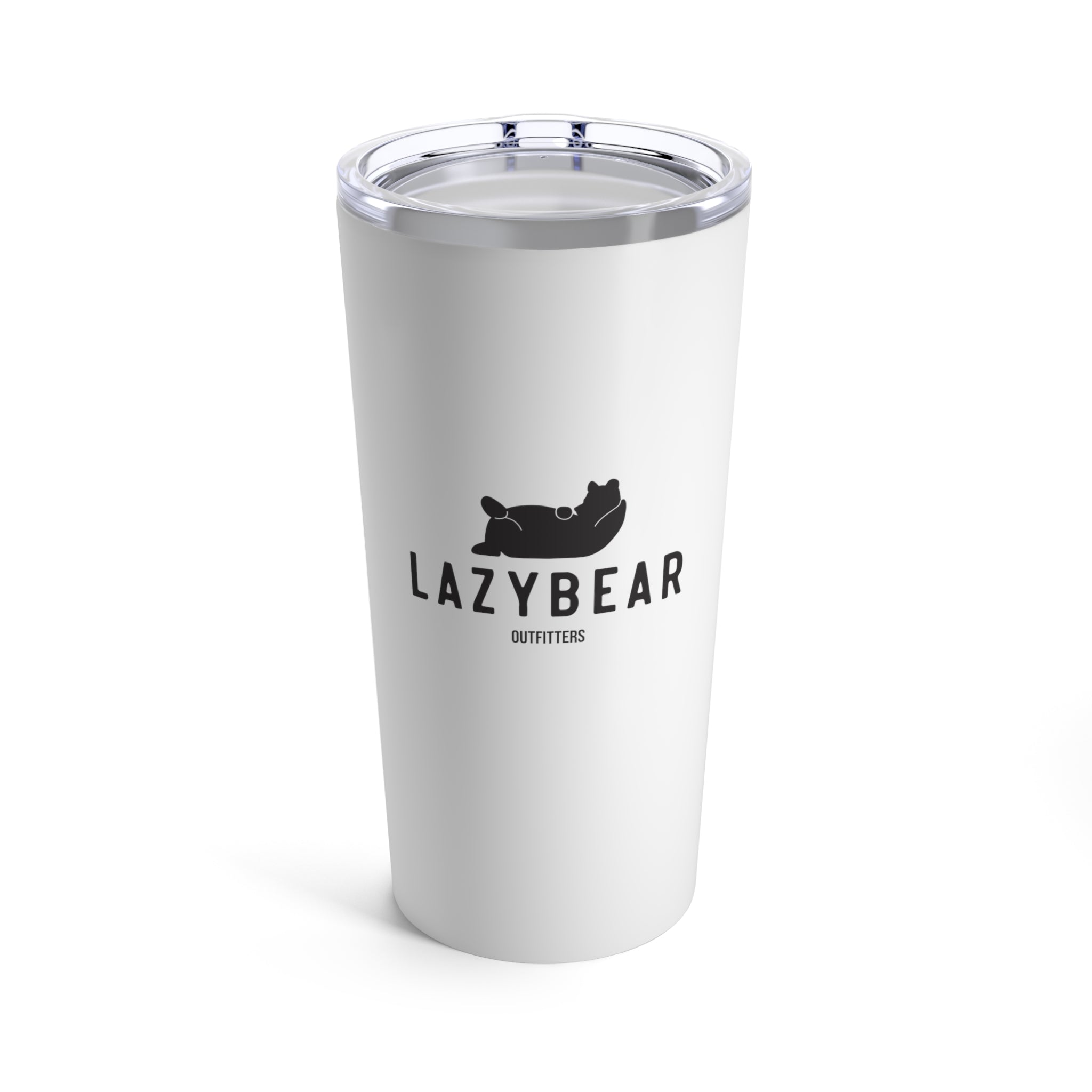 Lazy Bear Outfitters Signature Tumbler, white 20oz