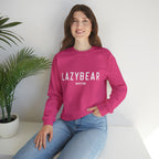 Lazy Bear Crewneck Sweatshirt (front name, back bear)