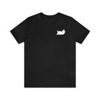 Lazy Bear Unisex Short Sleeve Tee (front bear, back name)