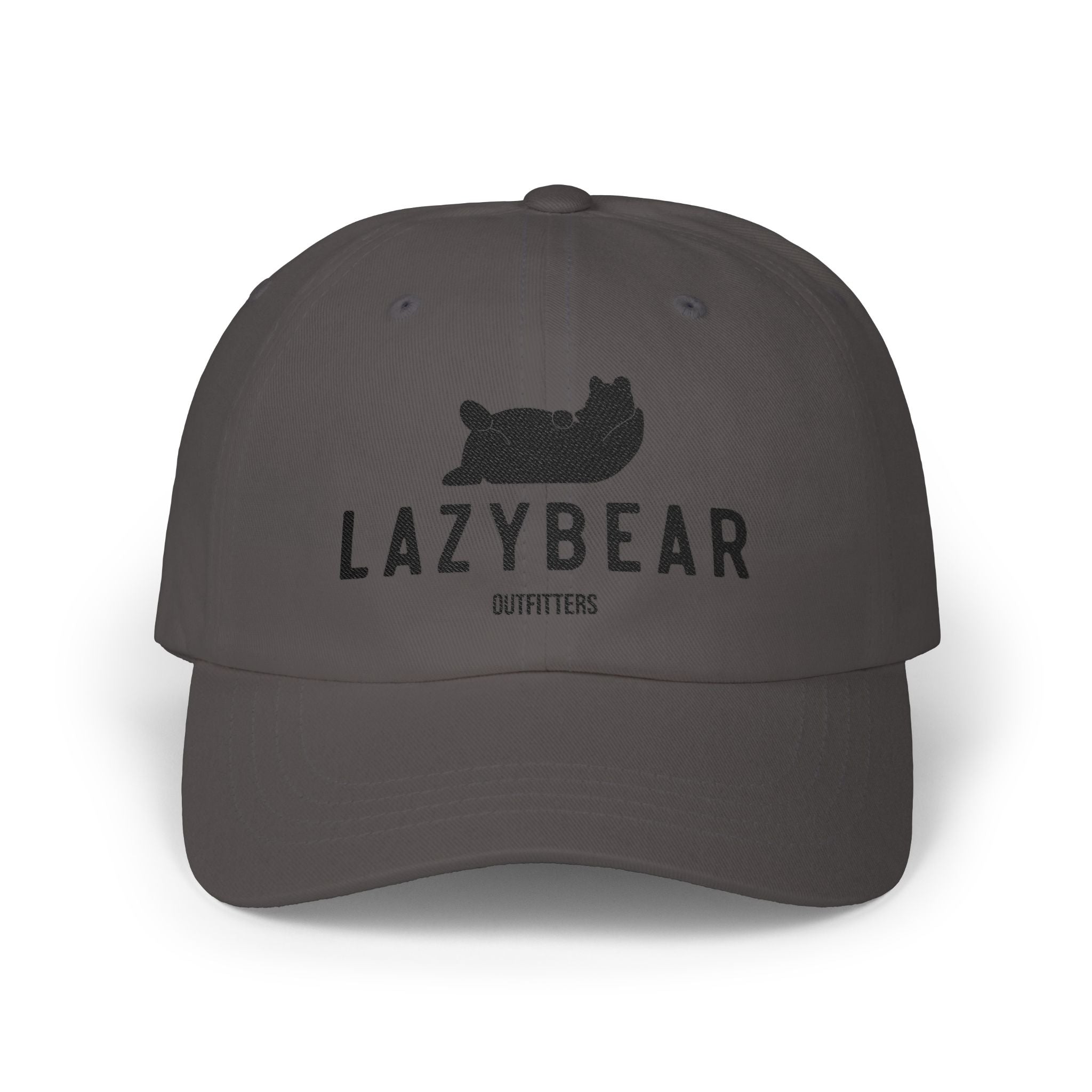 Lazybear Outfitters Classic Dad Cap — Relaxed Bear Logo Baseball Hat