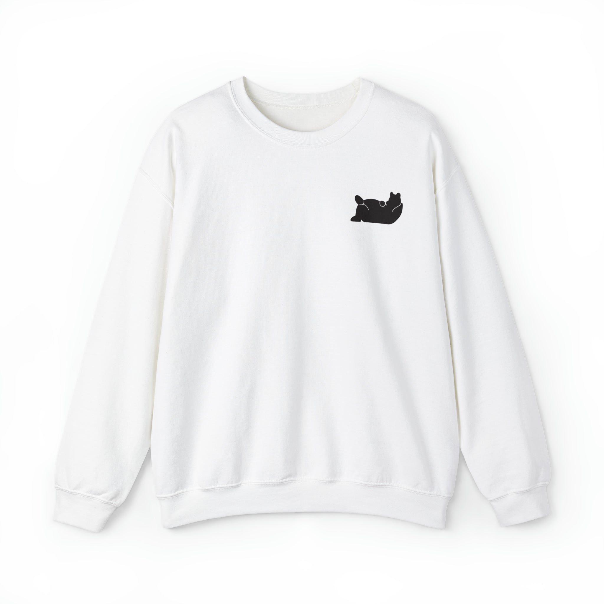 Lazy Bear Crewneck Sweatshirt (front bear, back name)
