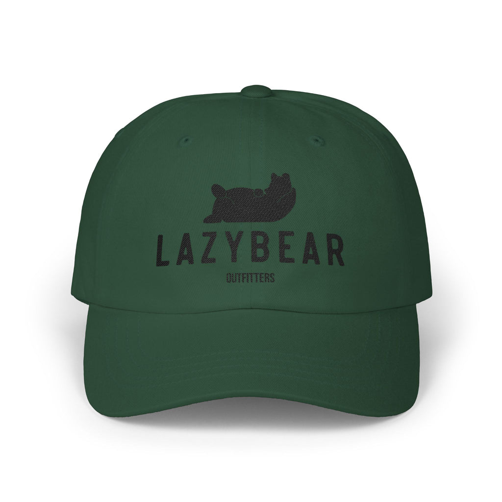 Lazybear Outfitters Classic Dad Cap — Relaxed Bear Logo Baseball Hat