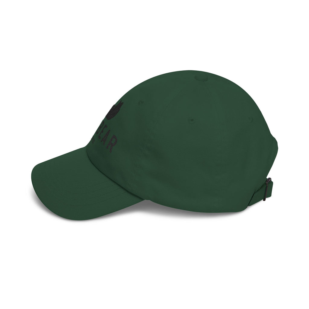Lazybear Outfitters Classic Dad Cap — Relaxed Bear Logo Baseball Hat