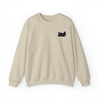 Lazy Bear Crewneck Sweatshirt (front bear, back name)