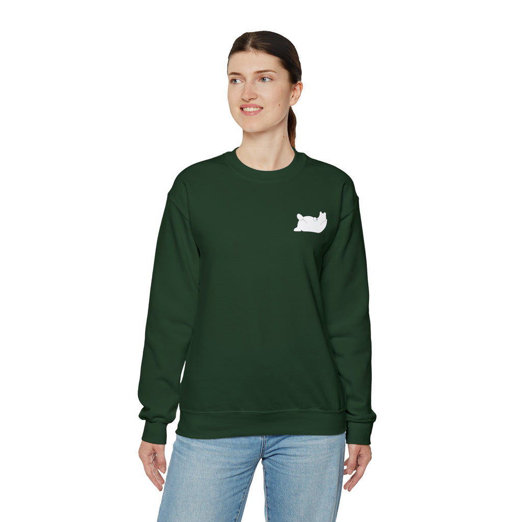 Lazy Bear Crewneck Sweatshirt (front bear, back name)