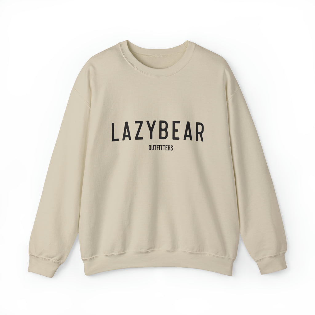 Lazy Bear Crewneck Sweatshirt (front name, back bear)