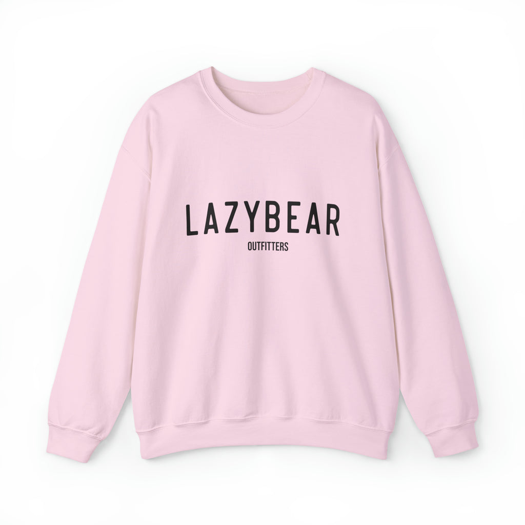 Lazy Bear Crewneck Sweatshirt (front name, back bear)