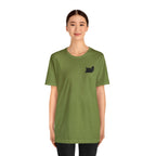 Lazy Bear Unisex Short Sleeve Tee (front bear, back name)