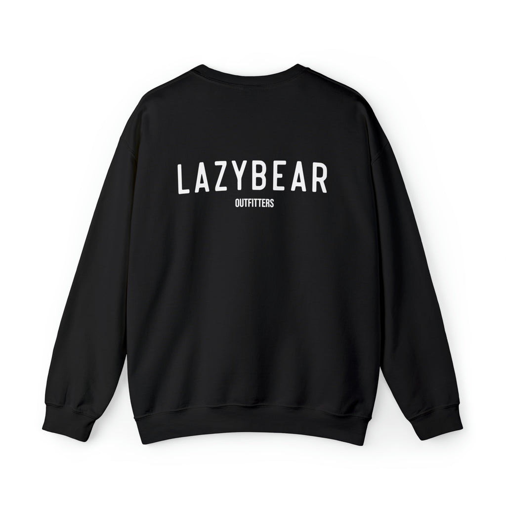 Lazy Bear Crewneck Sweatshirt (front bear, back name)