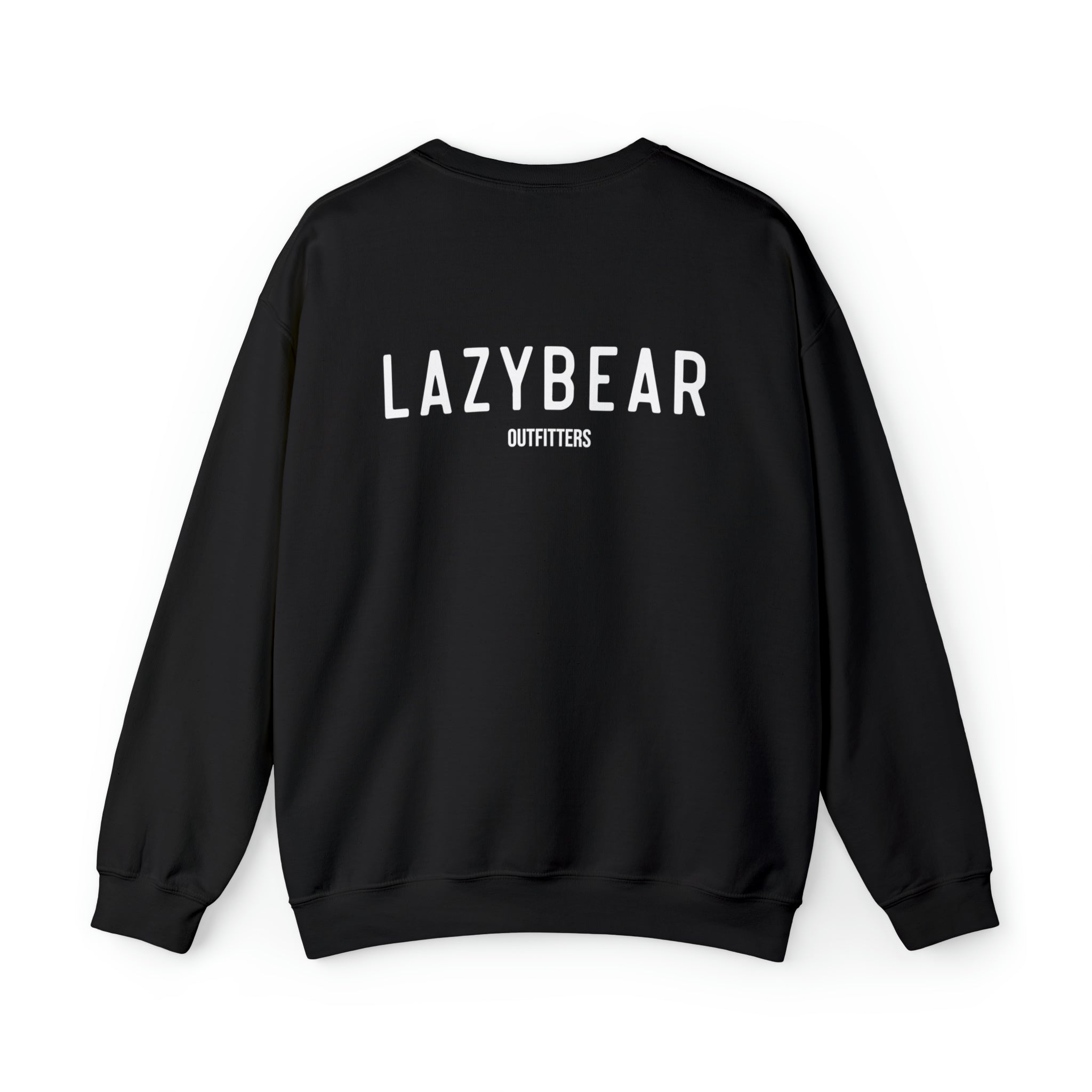 Lazy Bear Crewneck Sweatshirt (front bear, back name)