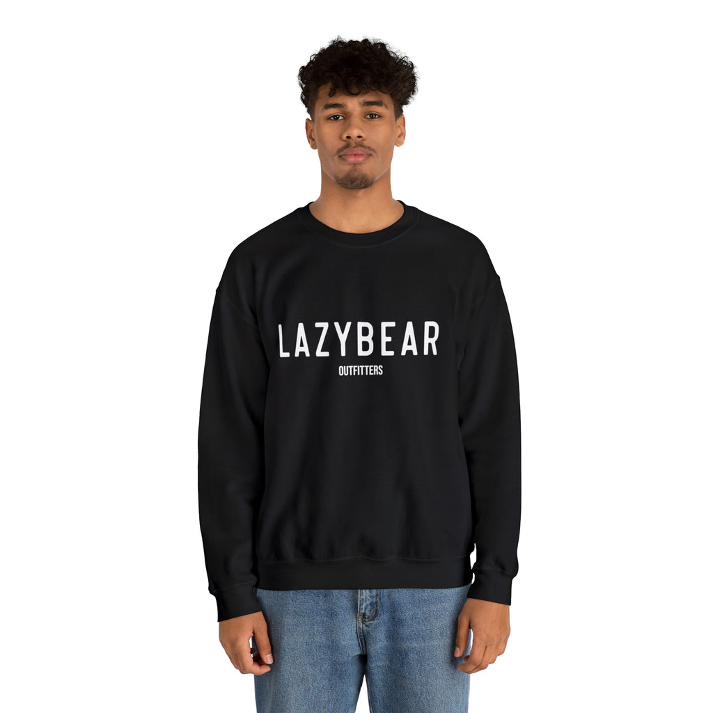 Lazy Bear Crewneck Sweatshirt (front name, back bear)