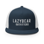 Lazy Bear Outfitters' Classic Embroidered Trucker Hat