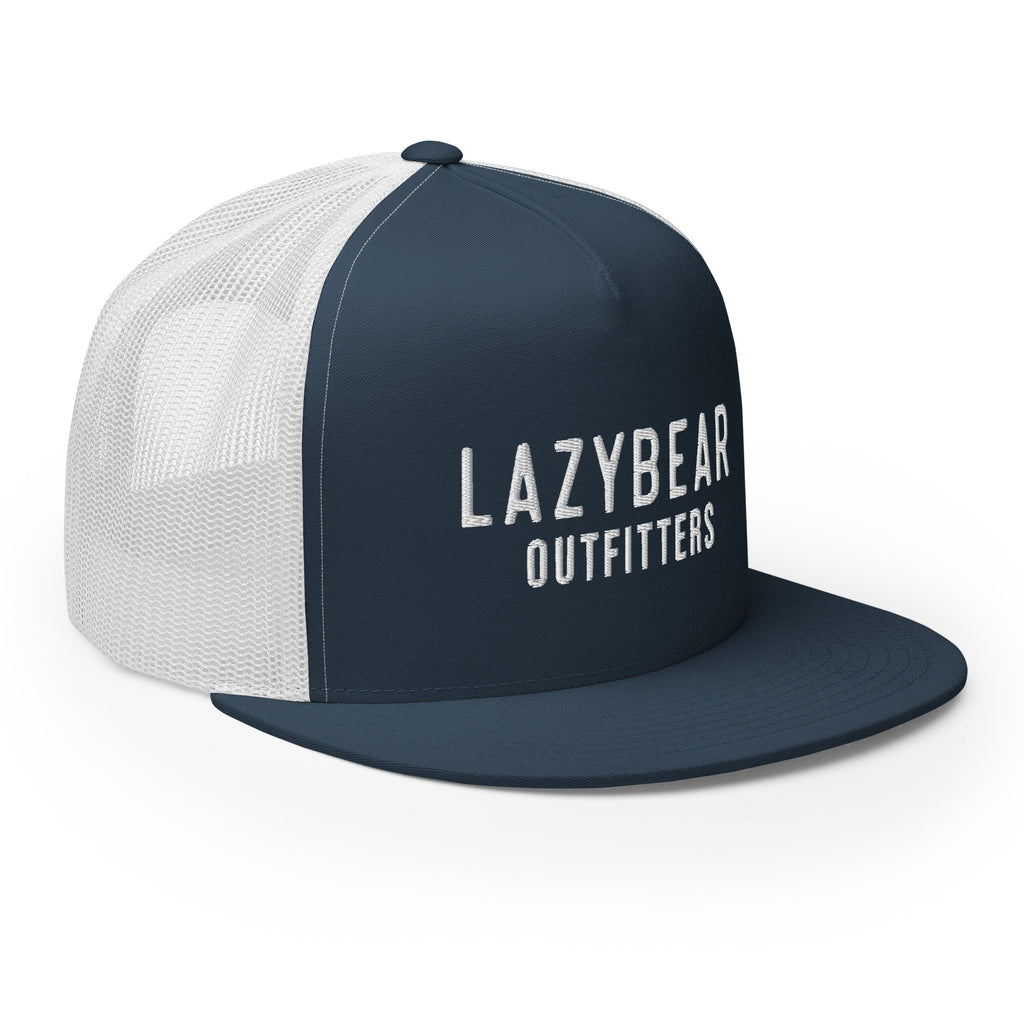 Lazy Bear Outfitters' Classic Embroidered Trucker Hat