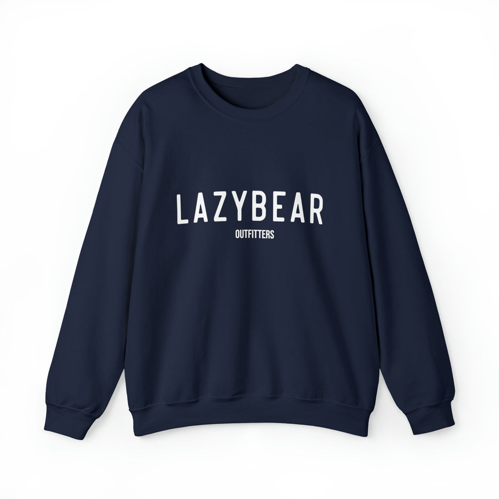 Lazy Bear Crewneck Sweatshirt (front name, back bear)