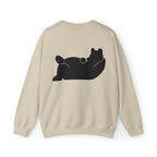 Lazy Bear Crewneck Sweatshirt (front name, back bear)