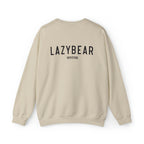 Lazy Bear Crewneck Sweatshirt (front bear, back name)