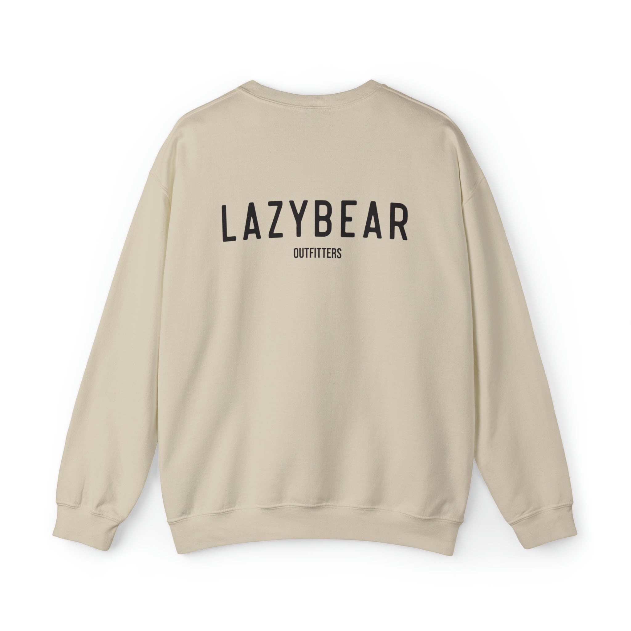 Lazy Bear Crewneck Sweatshirt (front bear, back name)