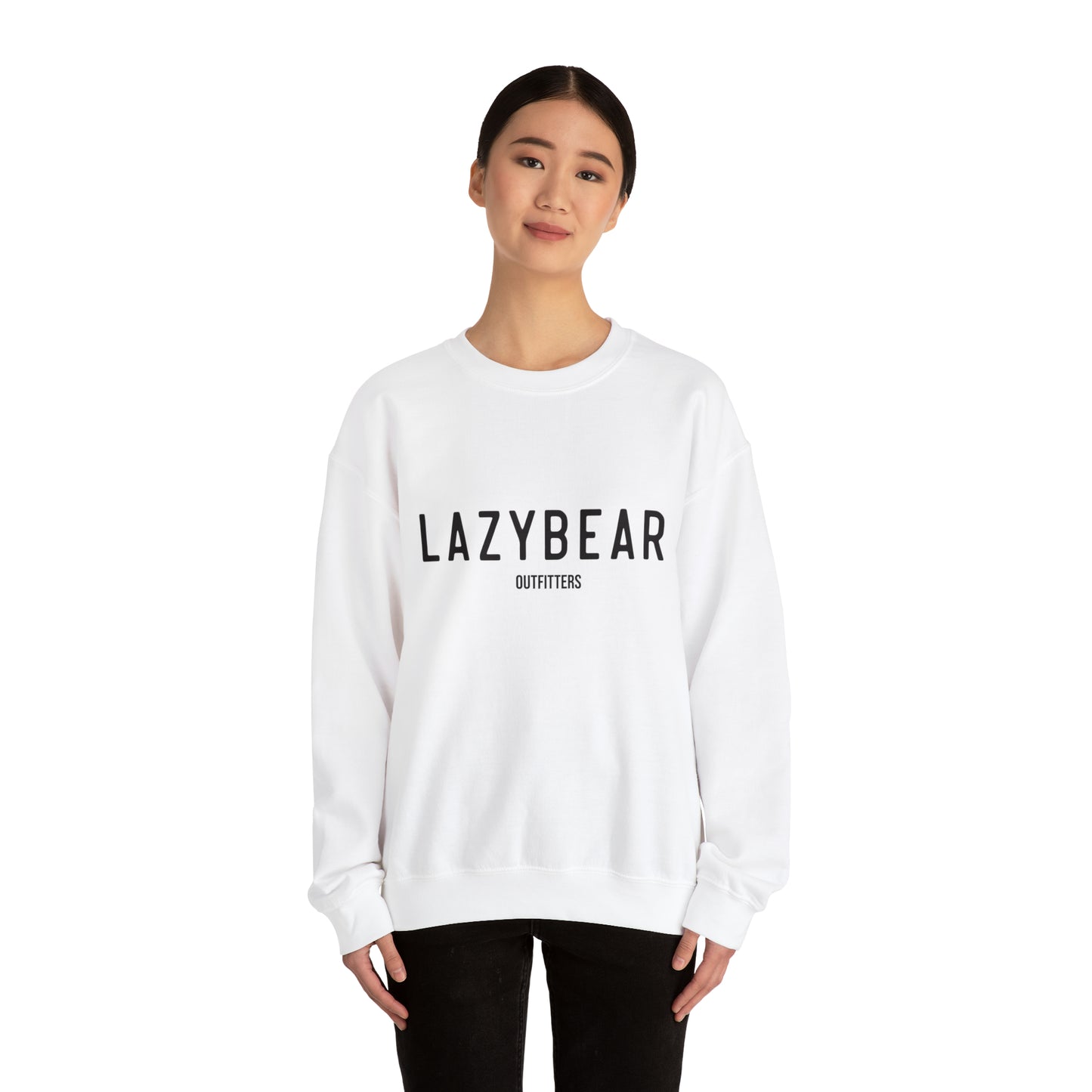 Lazy Bear Crewneck Sweatshirt (front name, back bear)