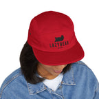 LazyBear Embroidered 5-Panel Cap — Casual Outdoor Cotton Hat