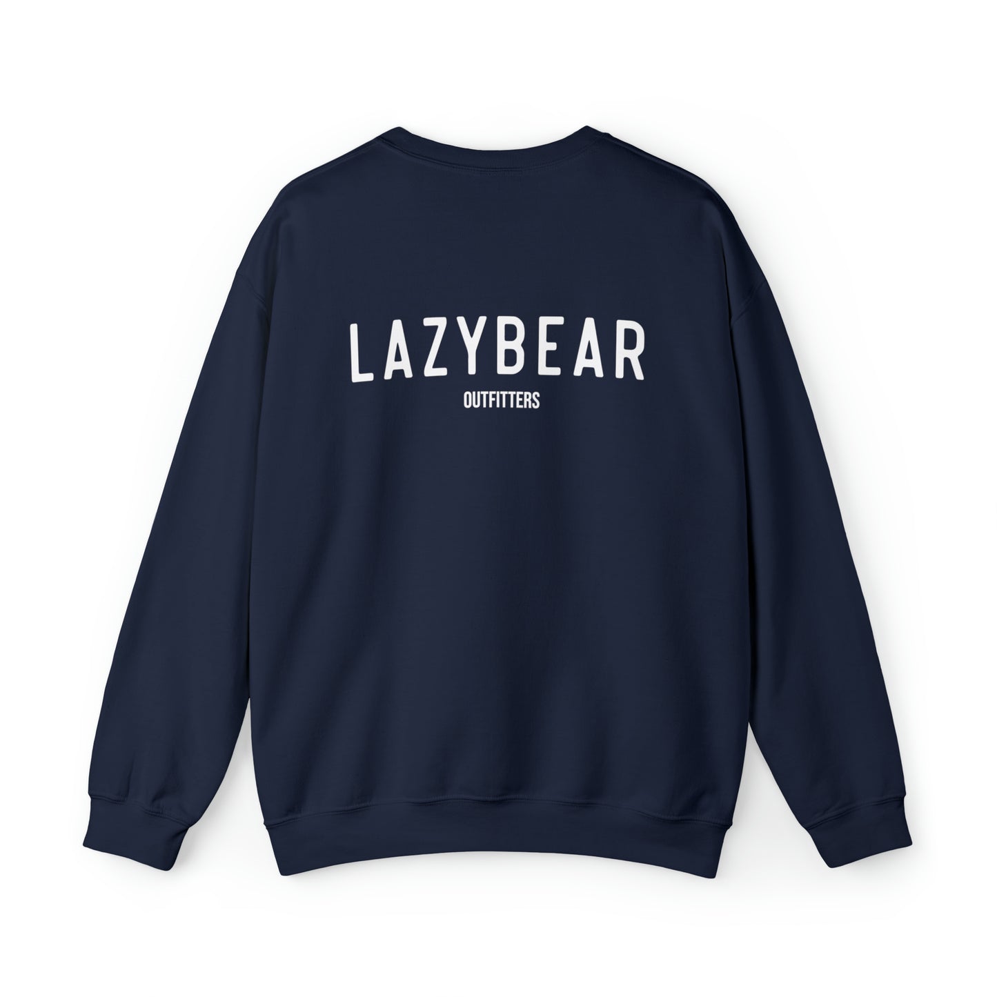 Lazy Bear Crewneck Sweatshirt (front bear, back name)