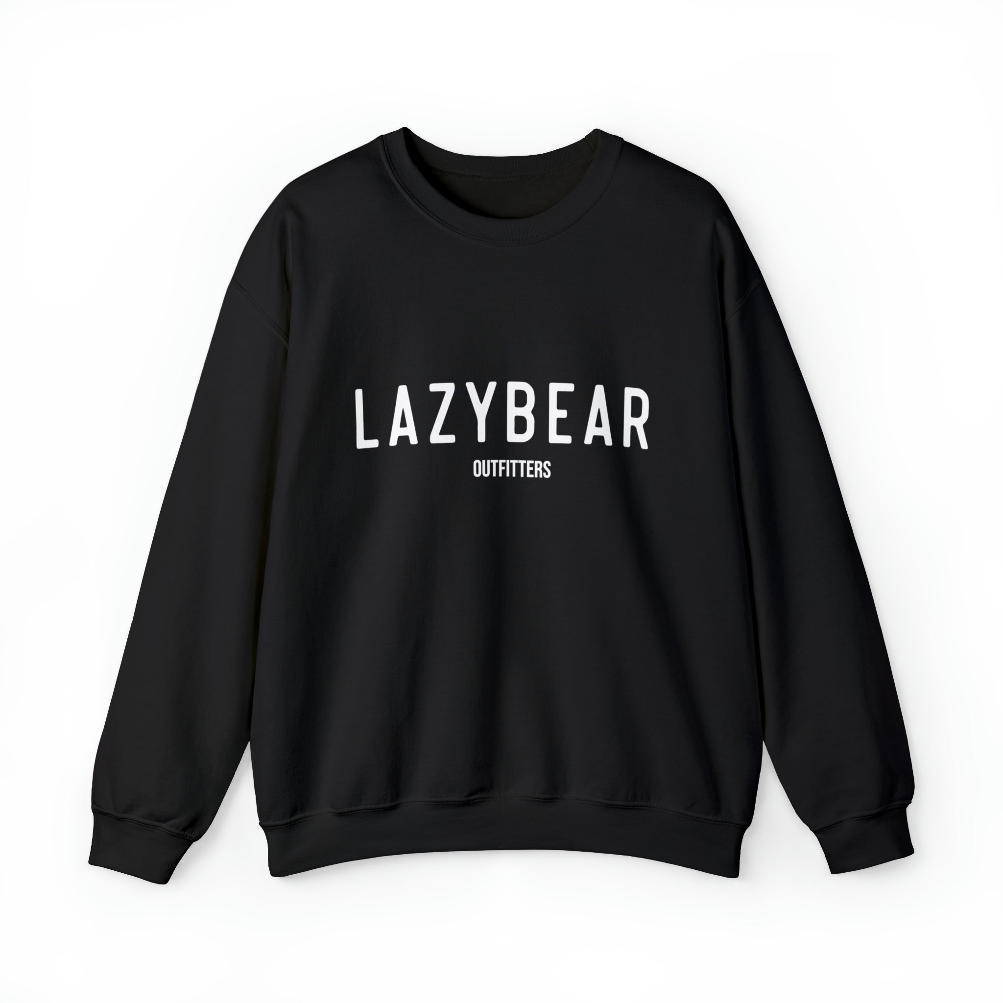 Lazy Bear Crewneck Sweatshirt (front name, back bear)