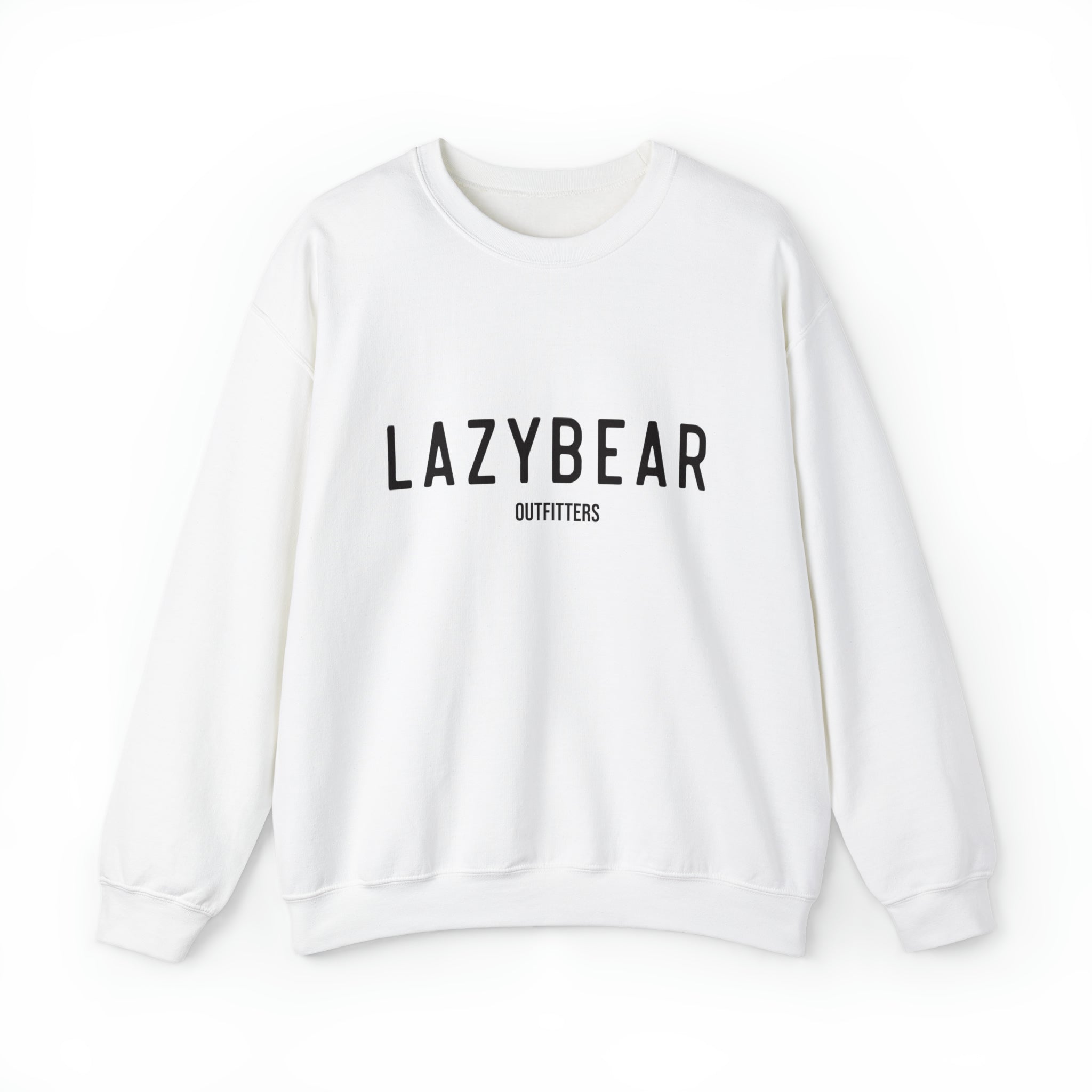 Lazy Bear Crewneck Sweatshirt (front name, back bear)