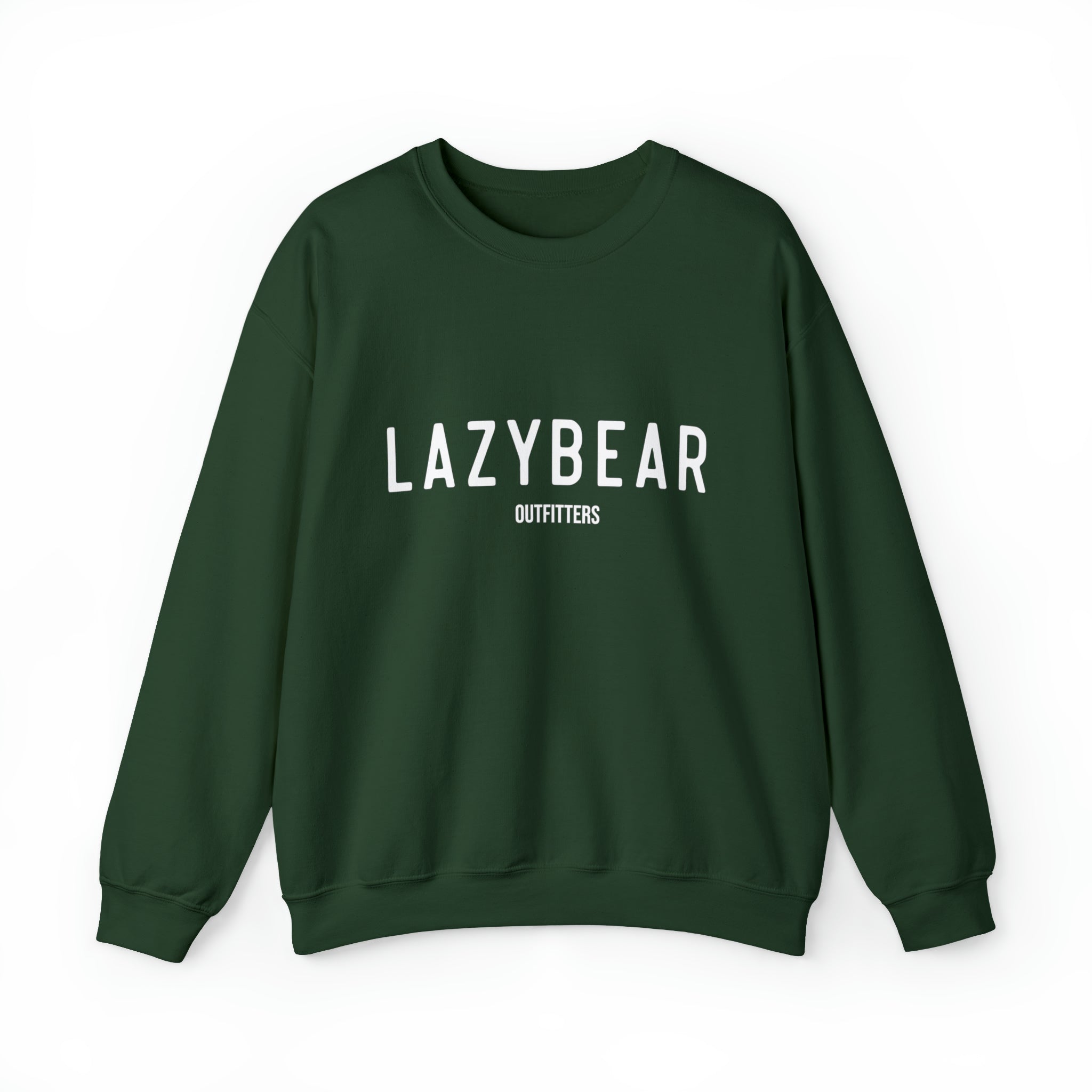Lazy Bear Crewneck Sweatshirt (front name, back bear)
