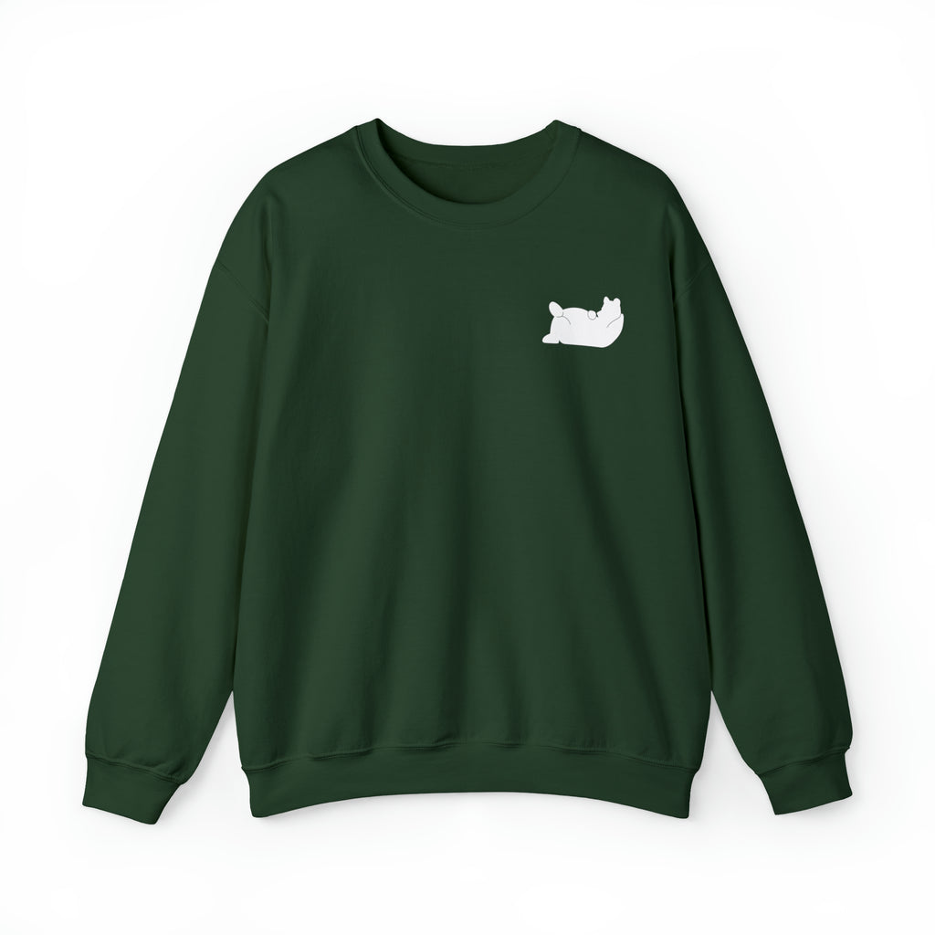 Lazy Bear Crewneck Sweatshirt (front bear, back name)