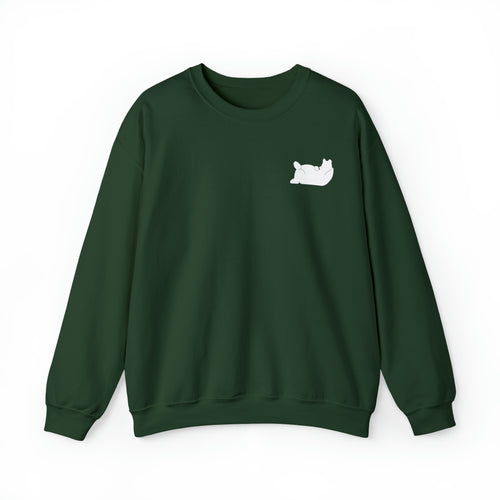 Lazy Bear Crewneck Sweatshirt (front bear, back name)