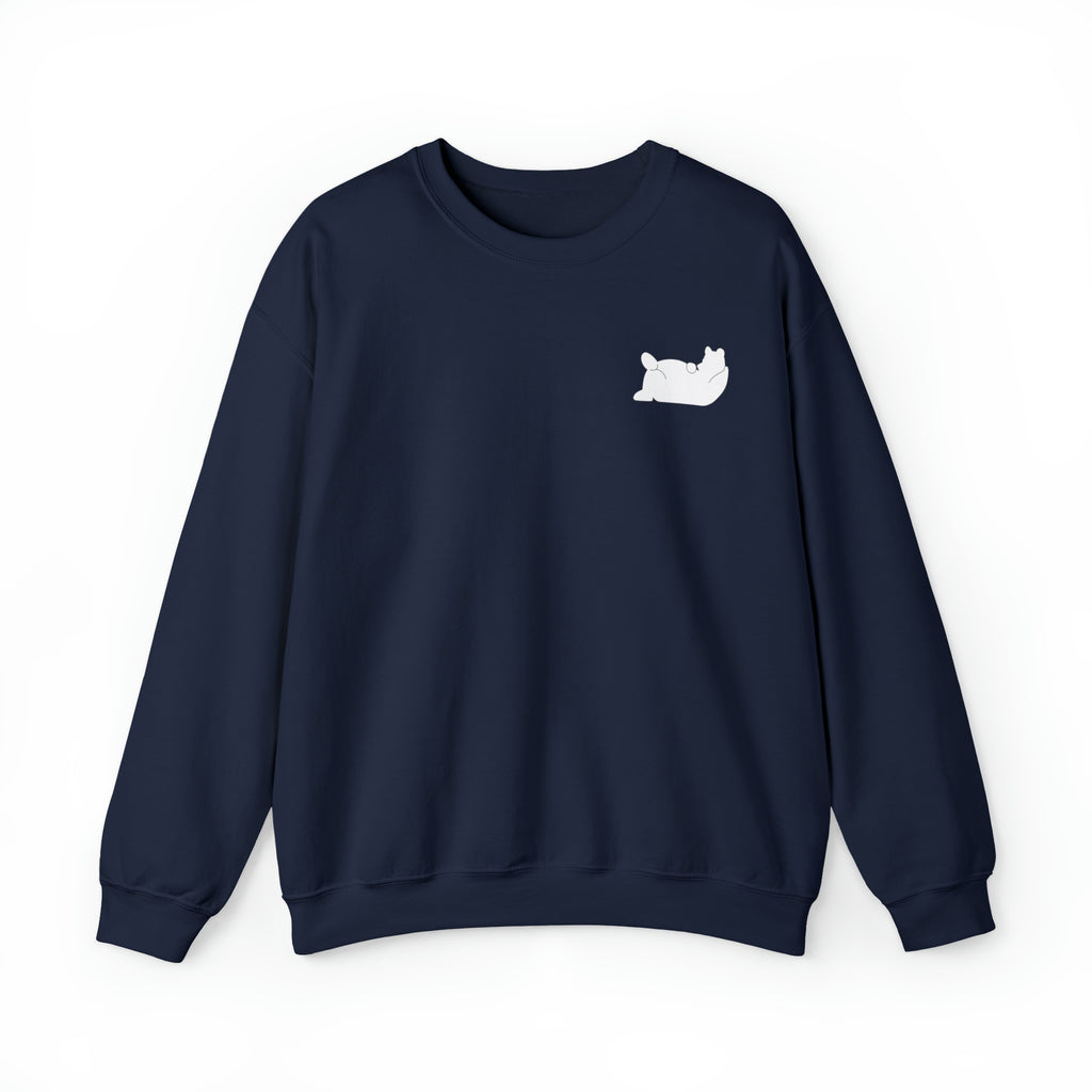 Lazy Bear Crewneck Sweatshirt (front bear, back name)
