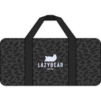 Duffel Bag — "Lazy Bear" Checkered Strap Travel Gym Bag
