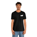 Lazy Bear Unisex Short Sleeve Tee (front bear, back name)