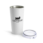 Lazy Bear Outfitters Signature Tumbler, white 20oz