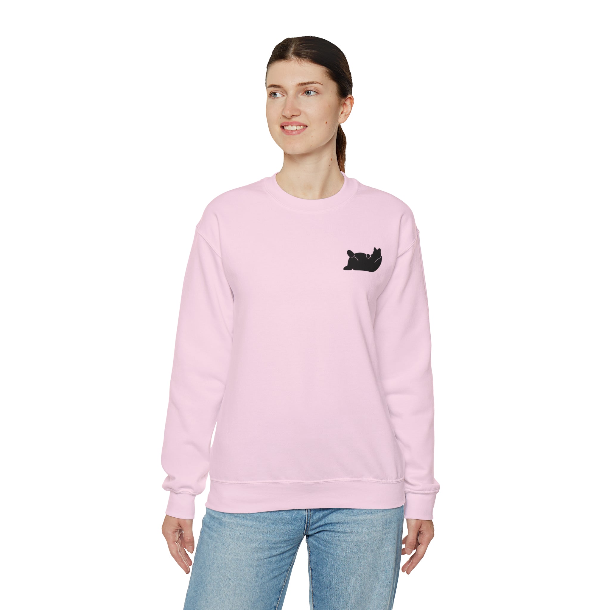 Lazy Bear Crewneck Sweatshirt (front bear, back name)