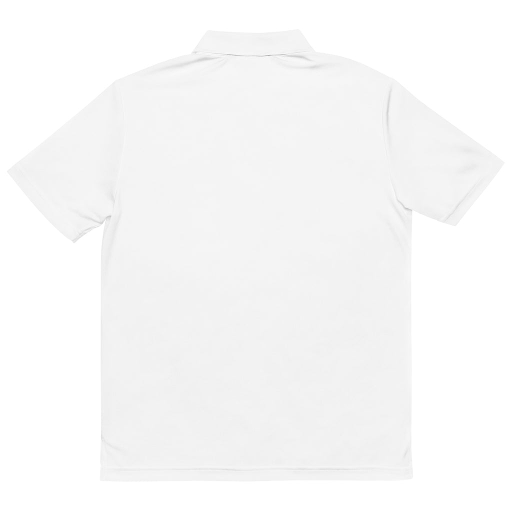 Lazy Bear x Addidas Classic Golf Polo Shirt (white with black logo)