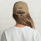 Lazy Bear Outfitters' Classic Embroidered Dad Hat (black embroidery)