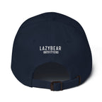 Lazy Bear Outfitters' Classic Embroidered Dad Hat (white embroidery)