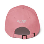 Lazy Bear Outfitters' Classic Embroidered Dad Hat (white embroidery)