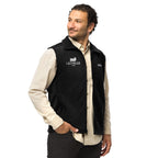 Men's Lazy Bear Outfitters x Columbia Fleece Vest (dark options with white logo)