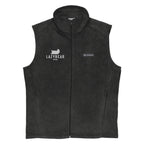 Men's Lazy Bear Outfitters x Columbia Fleece Vest (dark options with white logo)