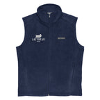 Men's Lazy Bear Outfitters x Columbia Fleece Vest (dark options with white logo)