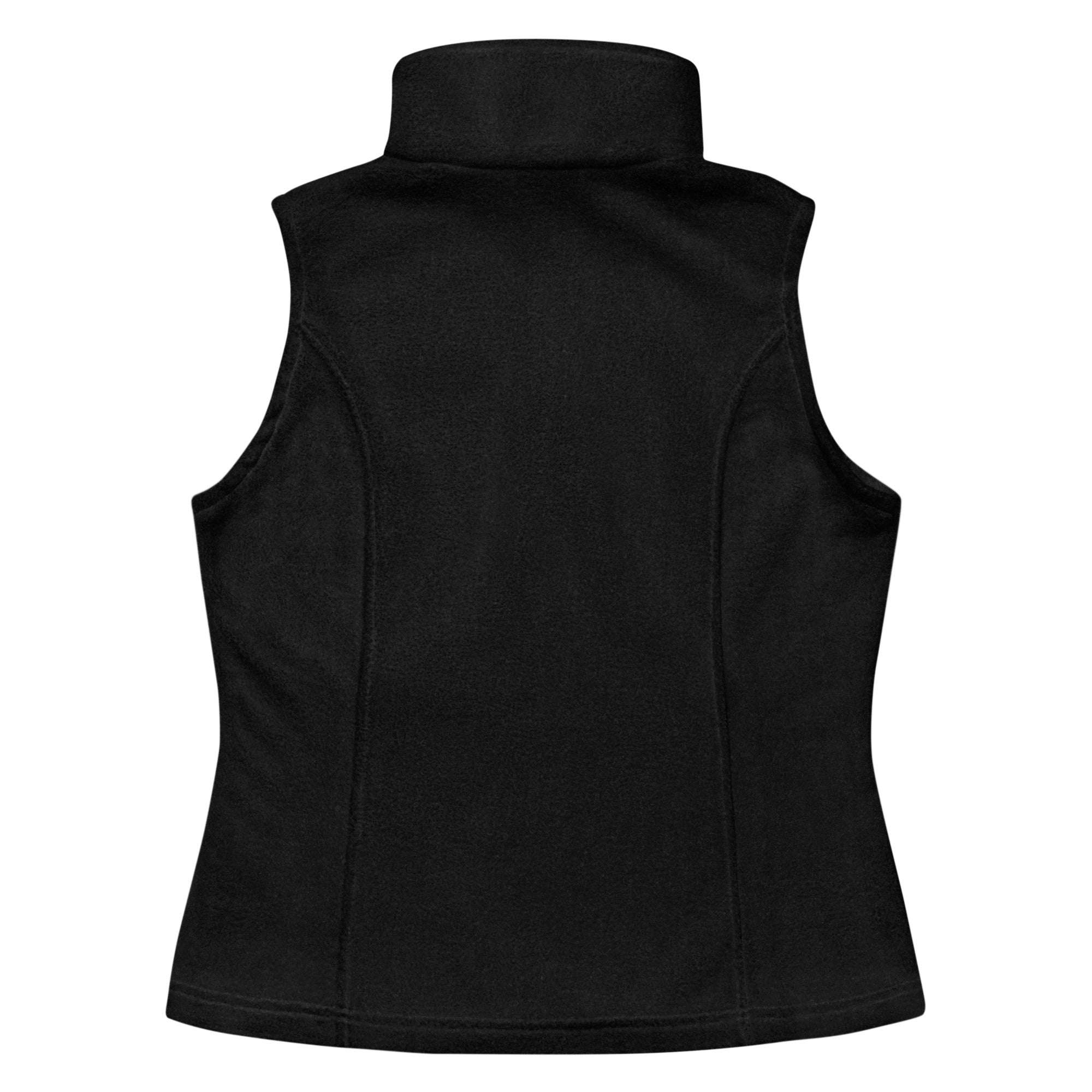 Women’s Lazy Bear Outfitters x Columbia Fleece Vest (dark options with white logo)