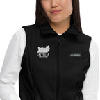 Women’s Lazy Bear Outfitters x Columbia Fleece Vest (dark options with white logo)