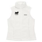 Women’s Lazy Bear Outfitters x Columbia Fleece Vest (white with black logo)